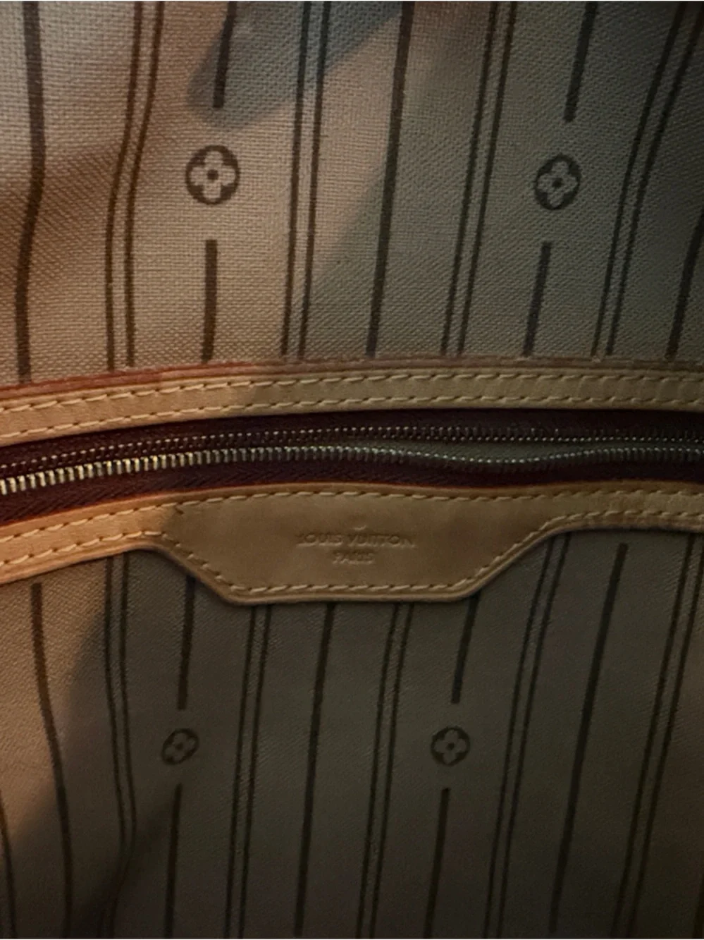 Louis Vuitton Monogram Canvas Shoulder Bag with Vachetta Trim